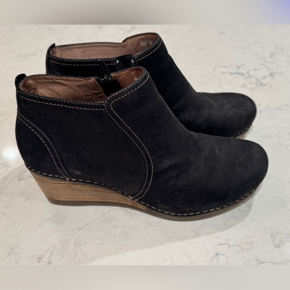 Dansko suede ankle boots